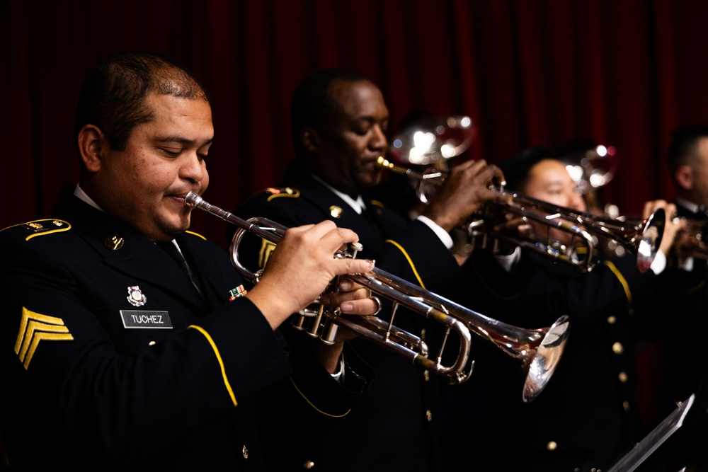 63rd Army Band plays at TAG promotion Ceremony