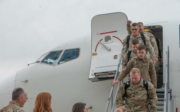 204th Maneuver Enhancement Brigade Returns Christmas Eve from deployment to the Horn of Africa