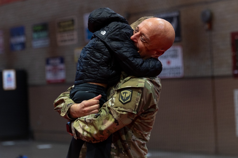 1508th Military Police Company Returns home from deployment to southwest