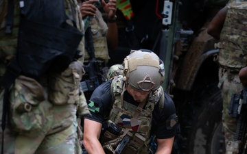 Soldiers from the 20th Specials Forces Support Group Conducts Rescue Training