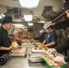 USS Ronald Reagan (CVN 76) hosts a Christmas meal