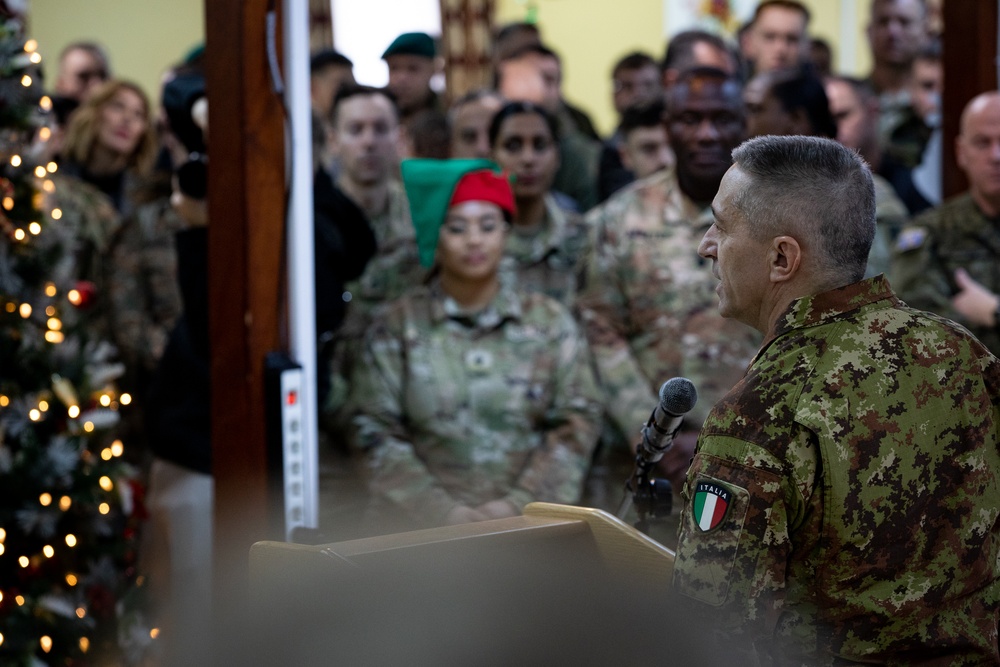 Celebrating the holidays at Camp Bondsteel