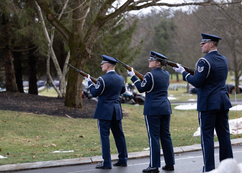 Air National Guard military funeral honors