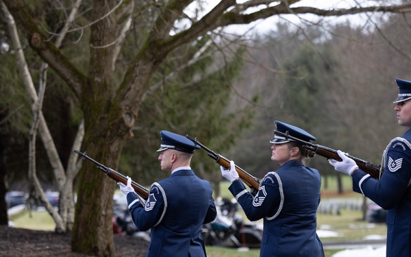 Air National Guard military funeral honors