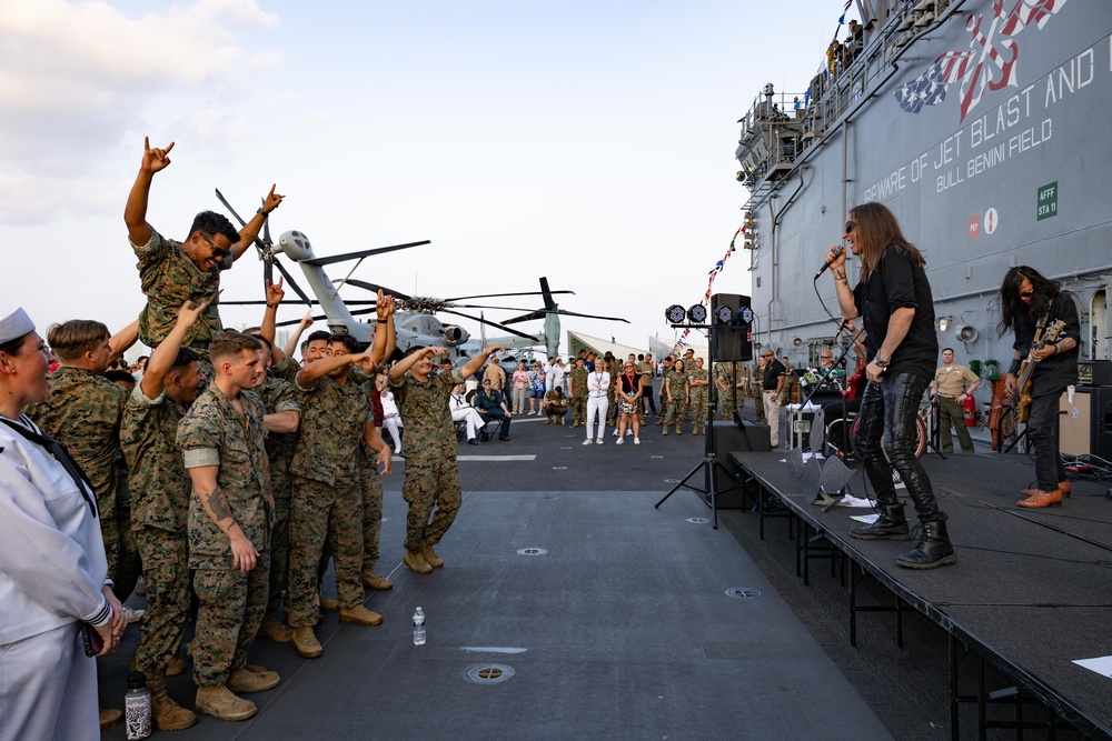 Vetted Concert on USS Bataan