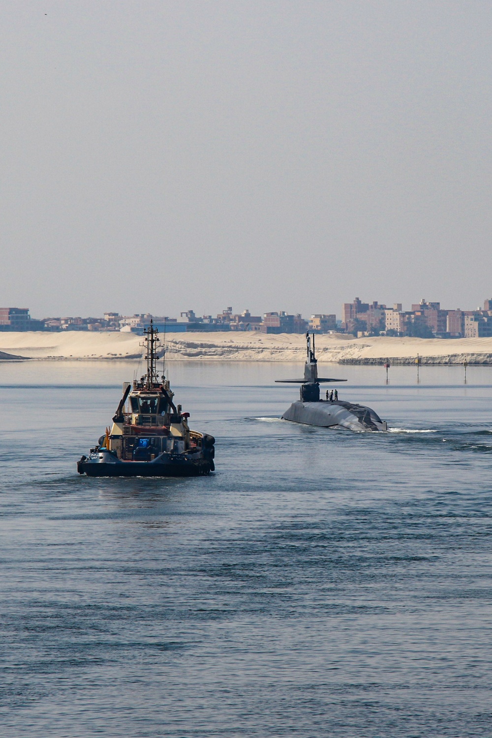 Michael Murphy escorts USS Georgia through Suez Canal