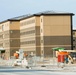 December 2024 construction operations for Fort McCoy South Barracks Project