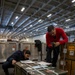 USS Abraham Lincoln conducts ammunition transfer with USNS Washington Chambers