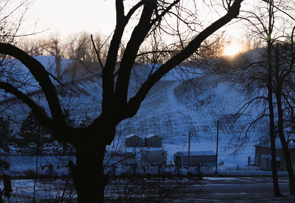 Snowmaking at Fort McCoy's Whitetail Ridge Ski Area