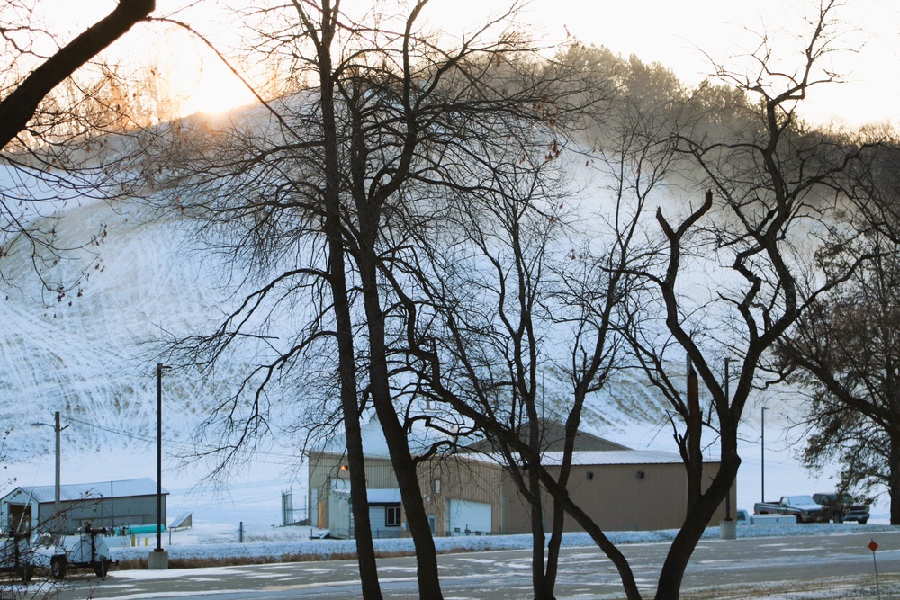 Snowmaking at Fort McCoy's Whitetail Ridge Ski Area