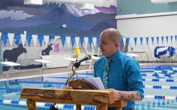 Fort Wainwright Aquatics Center opens to community with ribbon-cutting ceremony