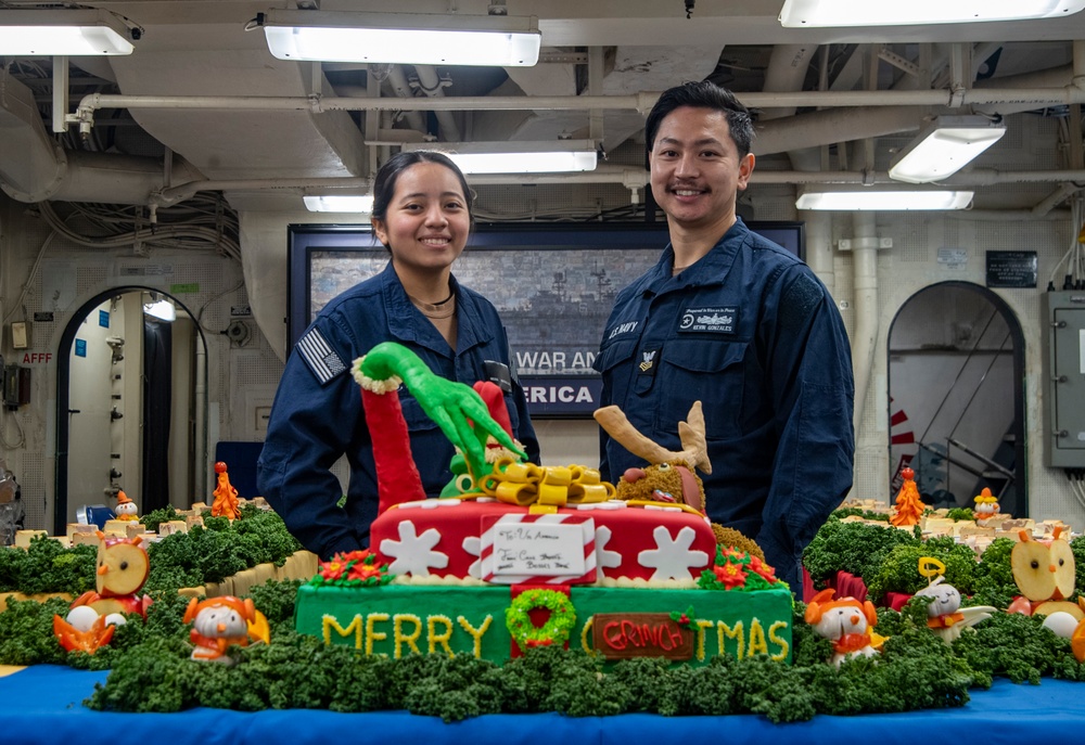 Holiday Meal aboard USS America (LHA 6)