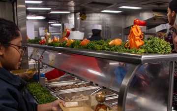 Holiday Meal aboard USS America (LHA 6)