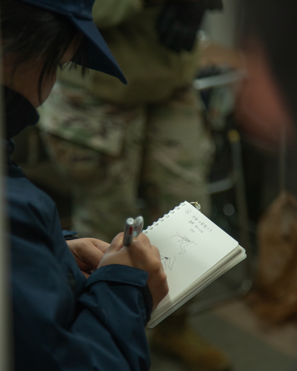 MCAS Iwakuni military working dog handlers train at JMSDF Kure Naval Base, Japan