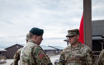 KFOR Chief of Staff meets with Soldiers from his home state at Camp Bondsteel