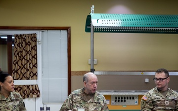 KFOR Chief of Staff meets with Soldiers from his home state at Camp Bondsteel