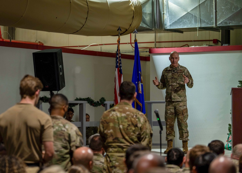 U.S. Air Force Chief of Staff and Chief Master Sgt of the Air Force tour U.S. Central Command area of responsibility