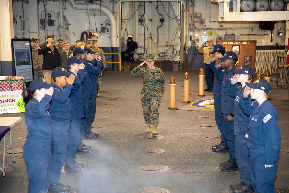 MARFORCOM Visits USS Iwo Jima (LHD 7)