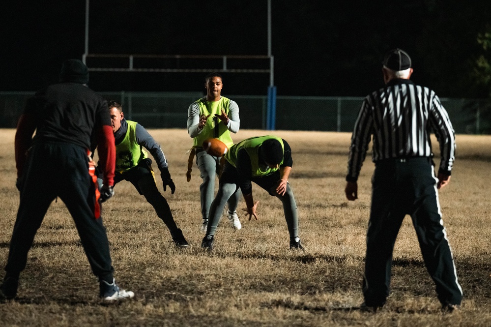 Touchdowns and takeoffs: JB Charleston flag football showdown