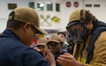 USS Tripoli Hosts 2024 Holiday Bowl Football Teams