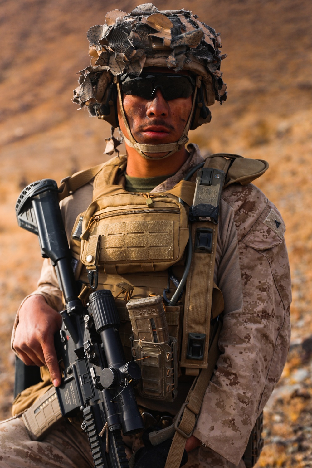 U.S. Marines with Fox Company, 2nd Battalion, 23rd Marine Regiment, conduct a company supported urban attack during training for upcoming deployment 