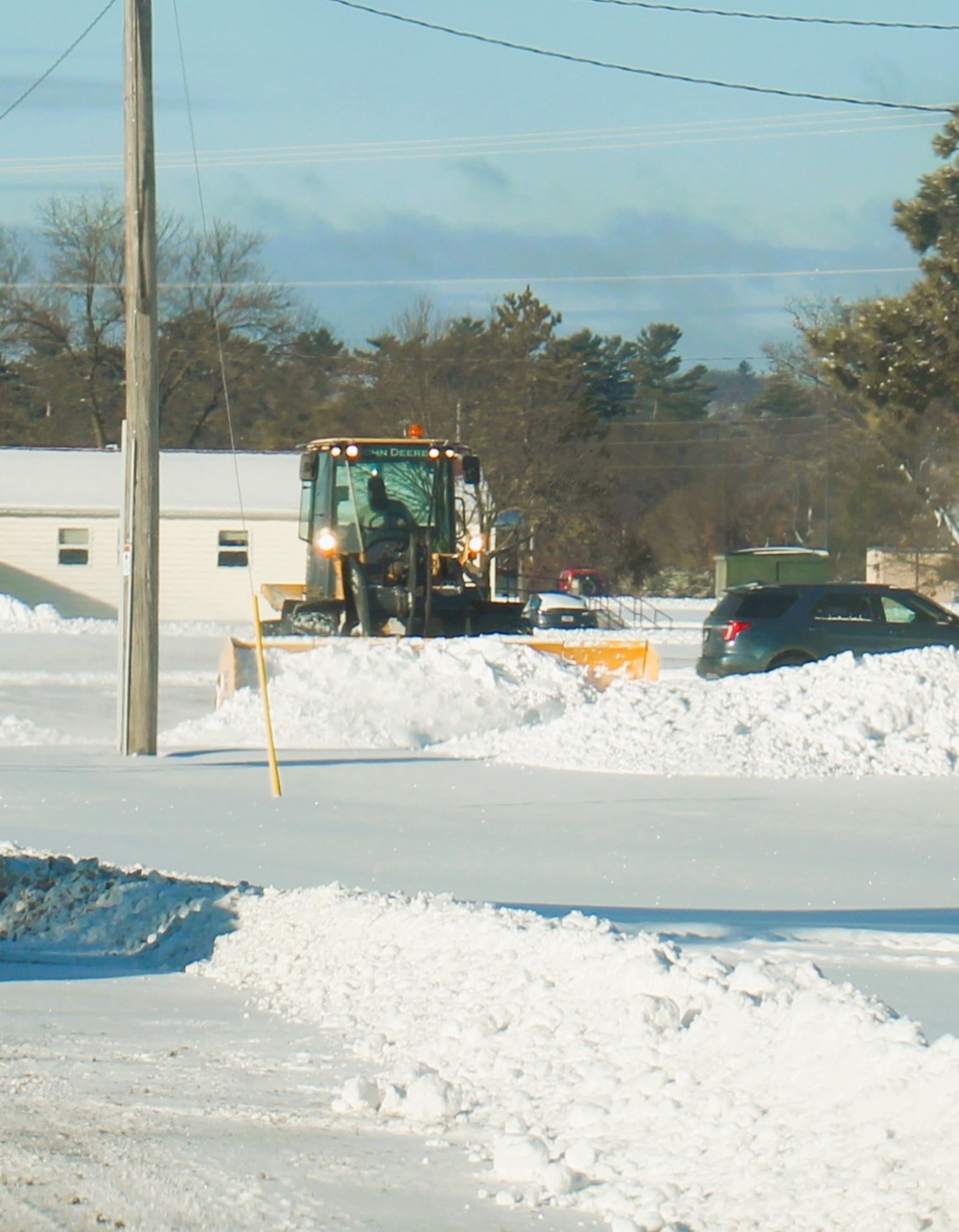 Fort McCoy snow-removal team gets to work during December 2024 snowfall events