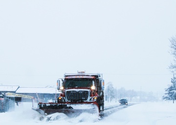 Fort McCoy snow-removal team gets to work during December 2024 snowfall events