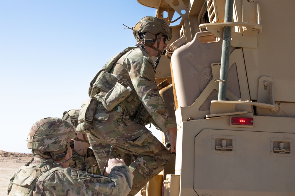 Coalition Members Conduct Base Defense Exercise