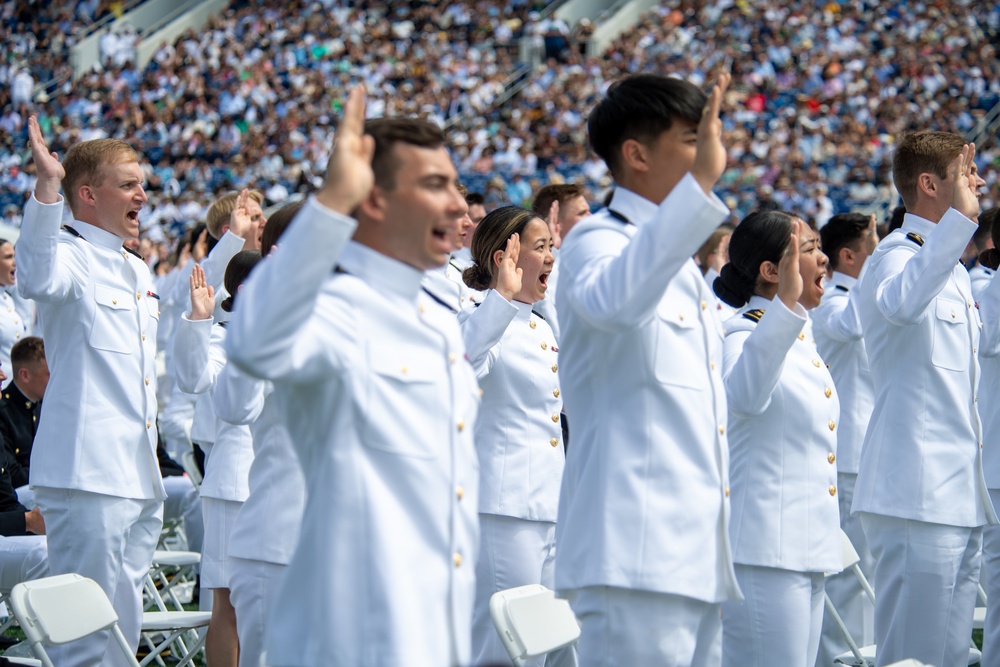 Graduation and Commissioning USNA
