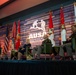 Secretary of the Army, Hon. Christine Wormuth, U.S. Army Gen. Randy George, Chief of Staff, and Sergeant Major of the Army Michael Weimer, speak during a fireside chat during the 2024 Association of the U.S. Army Annual Meeting and Exposition