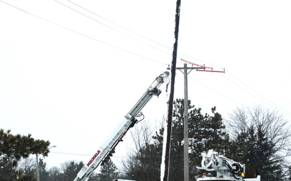 Work continues to upgrade Fort McCoy’s power grid to Wye Electrical System