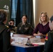 Secretary of the Army Hon. Christine Wormuth, is briefed on the experiences of U.S. Army Capt. Samantha Buffet and other U.S. Army social media influencers during the 2024 Association of the U.S. Army Annual Meeting and Exposition