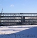 December 2024 construction operations for Fort McCoy East Barracks Project