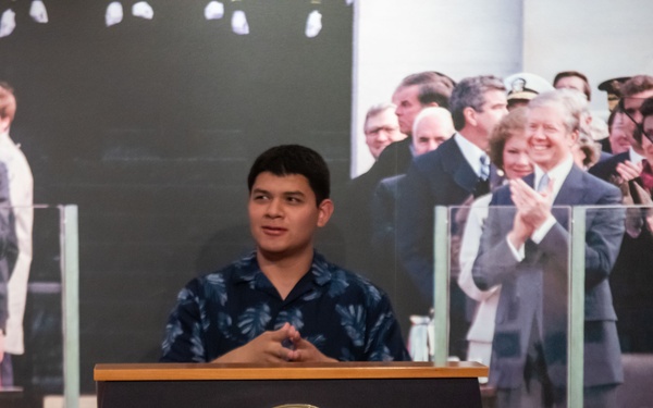 USS Ronald Reagan (CVN 76) Sailors visit the Ronald Reagan Presidential Library