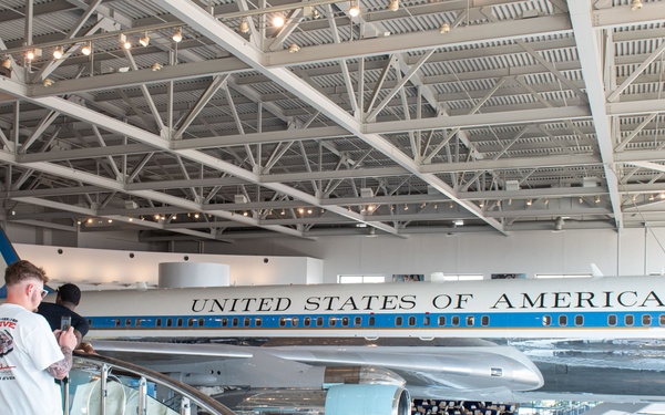 USS Ronald Reagan (CVN 76) Sailors visit the Ronald Reagan Presidential Library