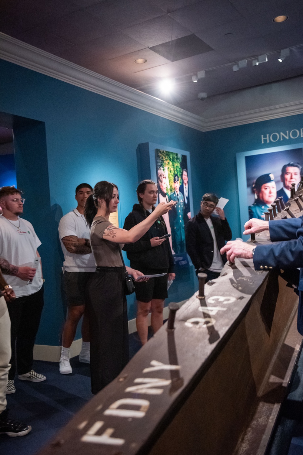 USS Ronald Reagan (CVN 76) Sailors visit the Ronald Reagan Presidential Library