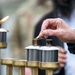 Team Travis celebrates Hanukkah with menorah lighting ceremony