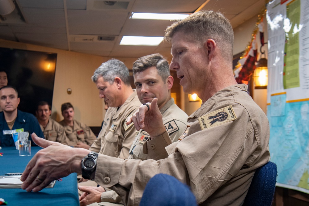 USS Sterett conducts routine operations as part of the Carl Vinson Carrier Strike Group