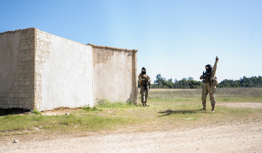 821st CRS trains base defense in Exercise HADES SENTINEL