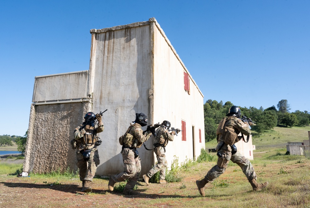 821st CRS trains base defense in Exercise HADES SENTINEL