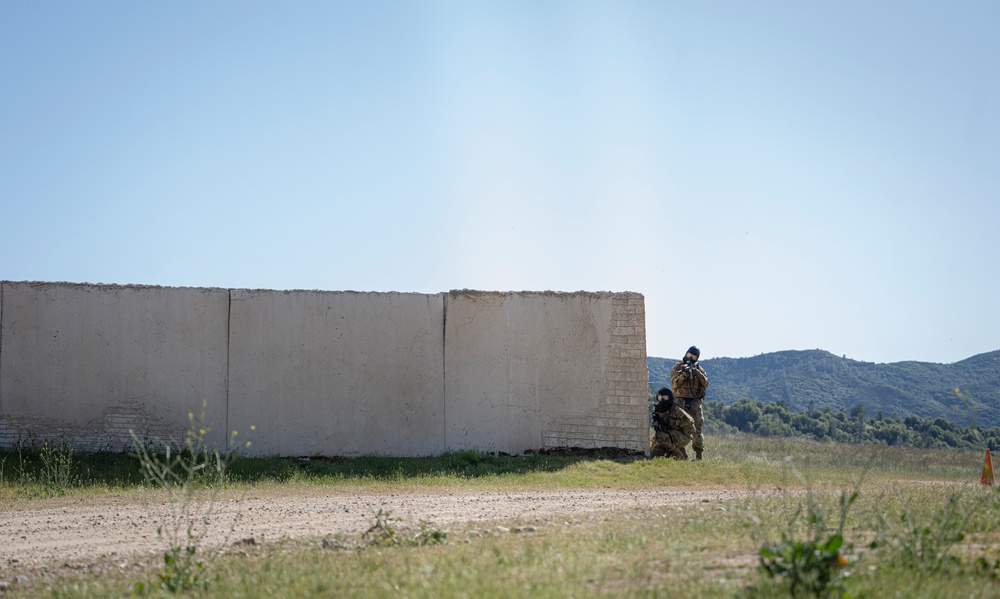 821st CRS trains base defense in Exercise HADES SENTINEL