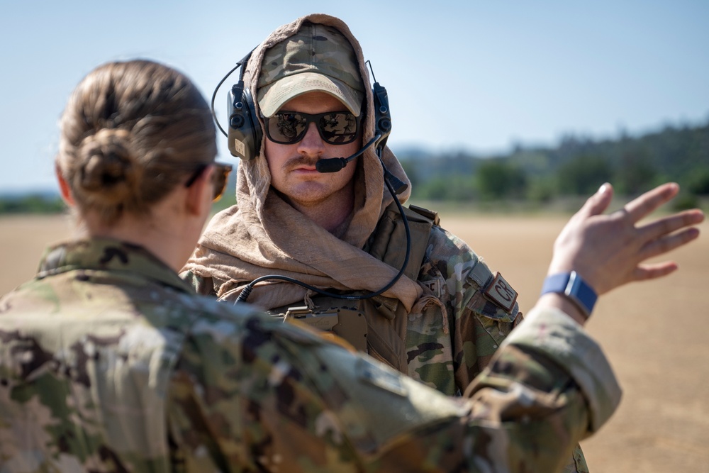 821st CRS trains base defense in Exercise HADES SENTINEL