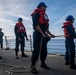 USS Sterett conducts routine operations as part of the Carl Vinson Carrier Strike Group