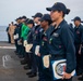 USS Sterett conducts routine operations as part of the Carl Vinson Carrier Strike Group