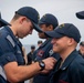 USS Sterett conducts routine operations as part of the Carl Vinson Carrier Strike Group