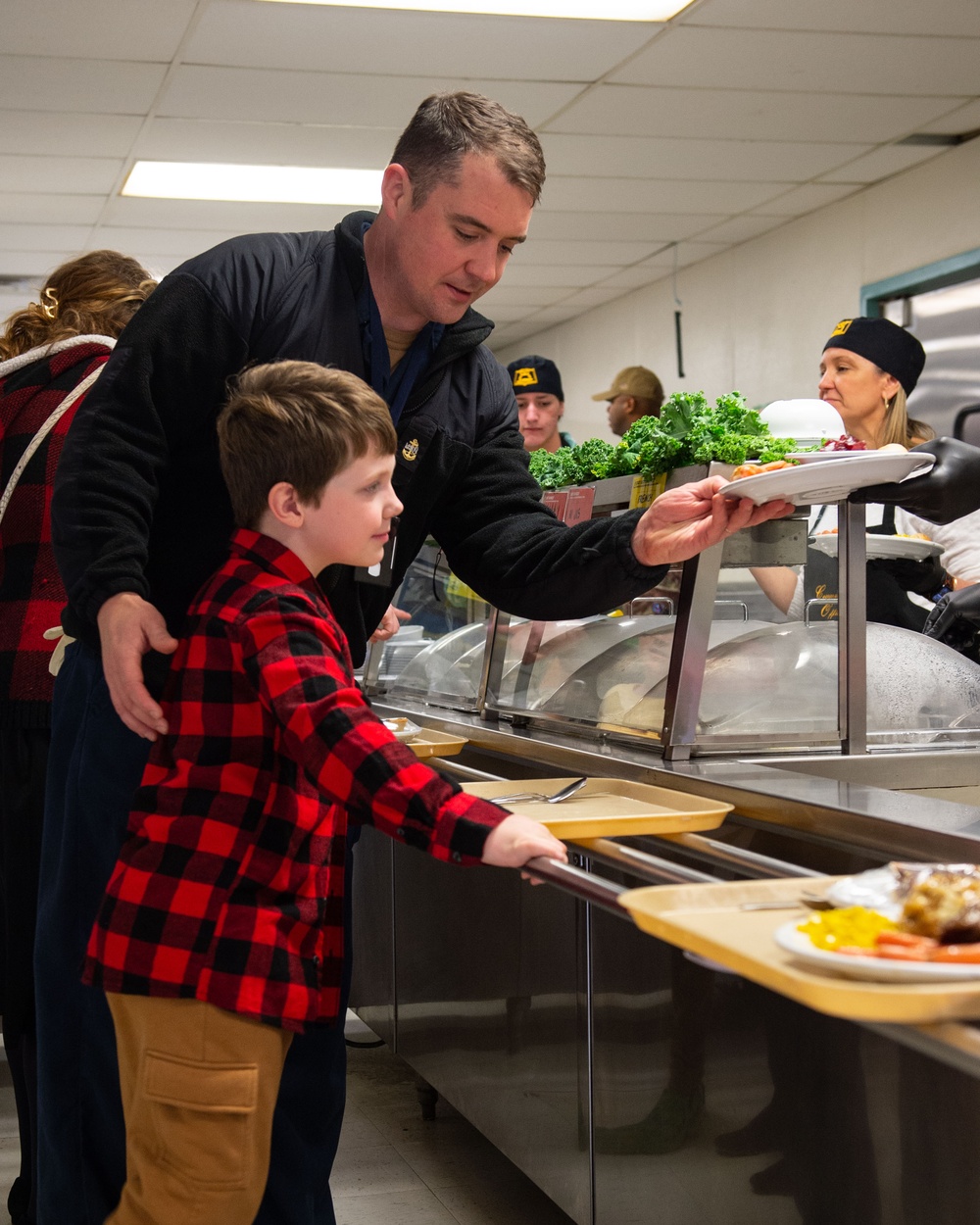 Christmas Meal and Family Visit aboard USS John C. Stennis (CVN 74)