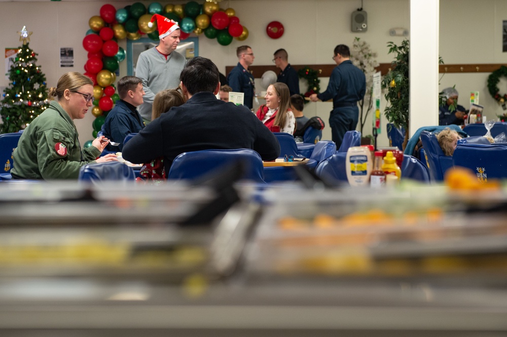 Christmas Meal and Family Visit aboard USS John C. Stennis (CVN 74)