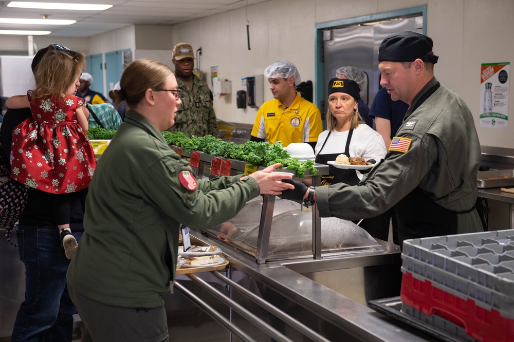 Christmas Meal and Family Visit aboard USS John C. Stennis (CVN 74)