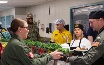 Christmas Meal and Family Visit aboard USS John C. Stennis (CVN 74)