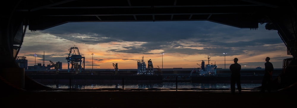 Carl Vinson Carrier Strike Group Arrives at Port Klang, Malaysia